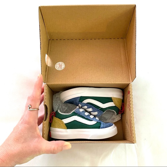 SOLD! 💚Vans Toddler Yacht Club Old Skool Elastic - Picture 15 of 15
